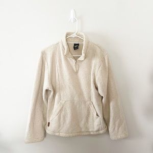 Prana Quarter Zip Pullover Sweater Women’s Size Large